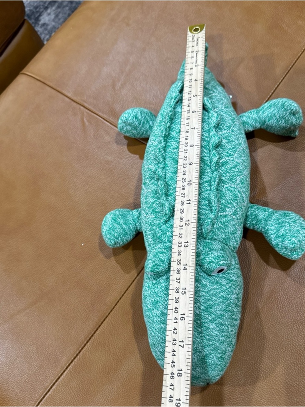 Target Alligator Throw Pillow Plush Green Crocodile Kids Decor 22” Animal Pillow - Picture 4 of 7